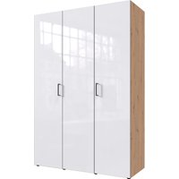 Wimex Kleiderschrank "Mugano,in 8 Breiten,3 Höhen,2 Tiefen, viele Farben, Made in Germany", (in Basic oder Premium Ausstattung mit 2 weiteren Einlegeböden), mit langen oder kurzen Griffen aus Metall, mit oder ohne Spiegel von Wimex