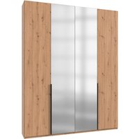 Wimex Kleiderschrank "Mugano,in 8 Breiten,3 Höhen,2 Tiefen, viele Farben, Made in Germany", (in Basic oder Premium Ausstattung mit 2 weiteren Einlegeböden), mit langen oder kurzen Griffen aus Metall, mit oder ohne Spiegel von Wimex