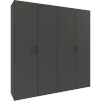 Wimex Kleiderschrank "Mugano,in 8 Breiten,3 Höhen,2 Tiefen, viele Farben, Made in Germany", (in Basic oder Premium Ausstattung mit 2 weiteren Einlegeböden), mit langen oder kurzen Griffen aus Metall, mit oder ohne Spiegel von Wimex