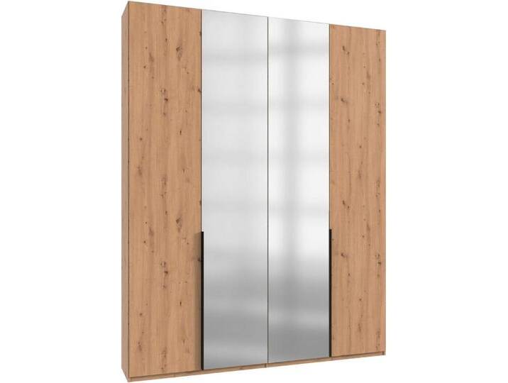 Wimex Kleiderschrank Mugano,in 8 Breiten,3 Höhen,2 Tiefen, viele Farben, Made in Germany (in Basic oder Premium Ausstattung mit 2 weiteren Einlegeböden) mit langen oder kurzen Griffen aus Metall von Wimex