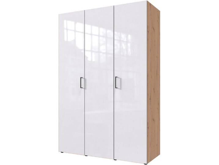 Wimex Kleiderschrank Mugano,in 8 Breiten,3 Höhen,2 Tiefen, viele Farben, Made in Germany (in Basic oder Premium Ausstattung mit 2 weiteren Einlegeböden) mit langen oder kurzen Griffen aus Metall von Wimex