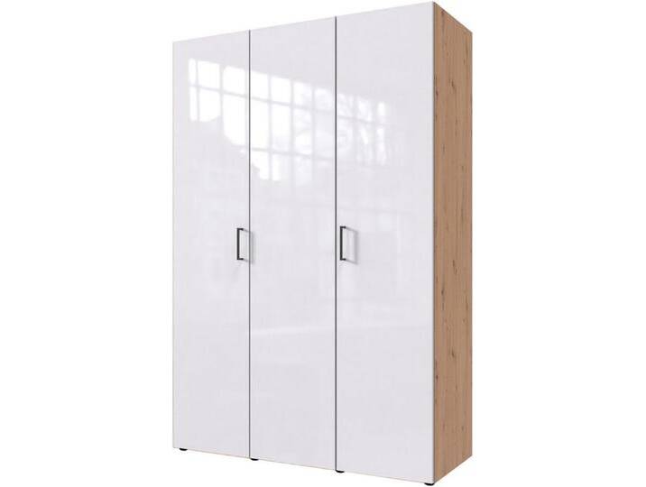 Wimex Kleiderschrank Mugano,in 8 Breiten,3 Höhen,2 Tiefen, viele Farben, Made in Germany (in Basic oder Premium Ausstattung mit 2 weiteren Einlegeböden) mit langen oder kurzen Griffen aus Metall von Wimex