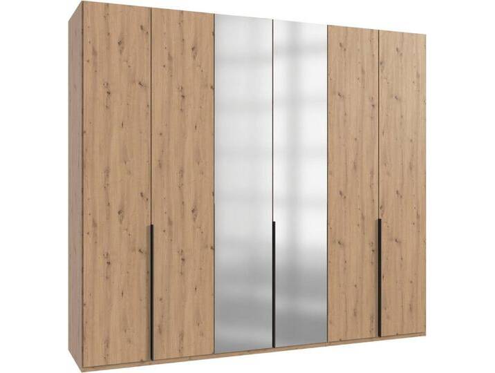 Wimex Kleiderschrank Mugano,in 8 Breiten,3 Höhen,2 Tiefen, viele Farben, Made in Germany (in Basic oder Premium Ausstattung mit 2 weiteren Einlegeböden) mit langen oder kurzen Griffen aus Metall von Wimex