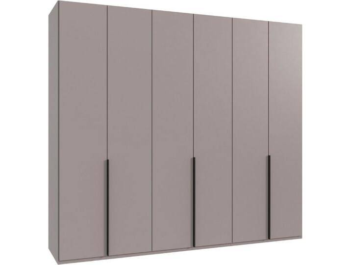 Wimex Kleiderschrank Mugano,in 8 Breiten,3 Höhen,2 Tiefen, viele Farben, Made in Germany (in Basic oder Premium Ausstattung mit 2 weiteren Einlegeböden) mit langen oder kurzen Griffen aus Metall von Wimex