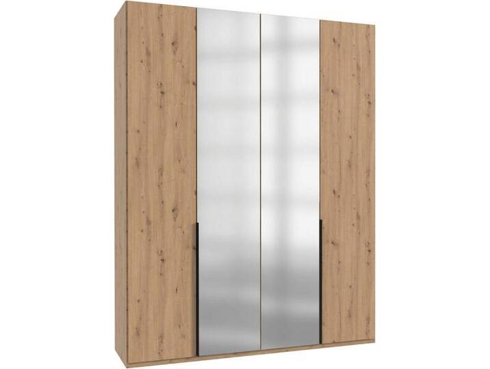 Wimex Kleiderschrank Mugano,in 8 Breiten,3 Höhen,2 Tiefen, viele Farben, Made in Germany (in Basic oder Premium Ausstattung mit 2 weiteren Einlegeböden) mit langen oder kurzen Griffen aus Metall von Wimex