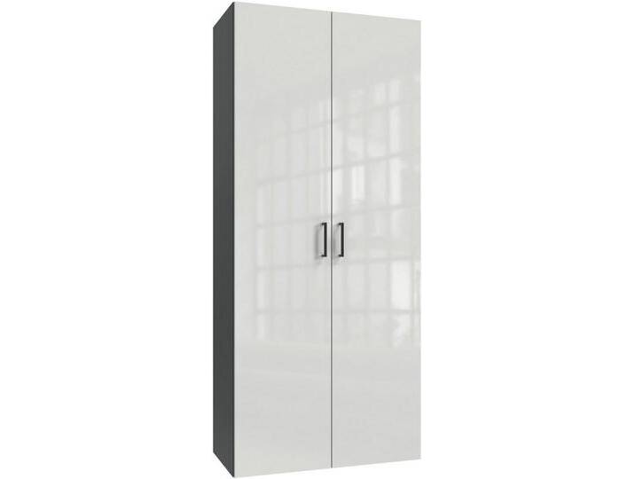 Wimex Kleiderschrank Mugano,in 8 Breiten,3 Höhen,2 Tiefen, viele Farben, Made in Germany (in Basic oder Premium Ausstattung mit 2 weiteren Einlegeböden) mit langen oder kurzen Griffen aus Metall von Wimex