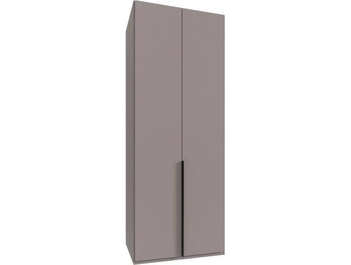 Wimex Kleiderschrank Mugano,in 8 Breiten,3 Höhen,2 Tiefen, viele Farben, Made in Germany (in Basic oder Premium Ausstattung mit 2 weiteren Einlegeböden) mit langen oder kurzen Griffen aus Metall von Wimex
