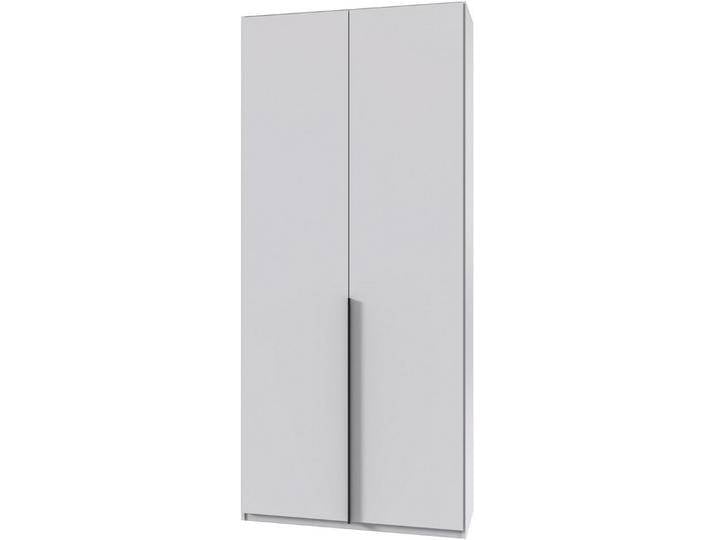 Wimex Kleiderschrank Mugano,in 8 Breiten,3 Höhen,2 Tiefen, viele Farben, Made in Germany (in Basic oder Premium Ausstattung mit 2 weiteren Einlegeböden) mit langen oder kurzen Griffen aus Metall von Wimex