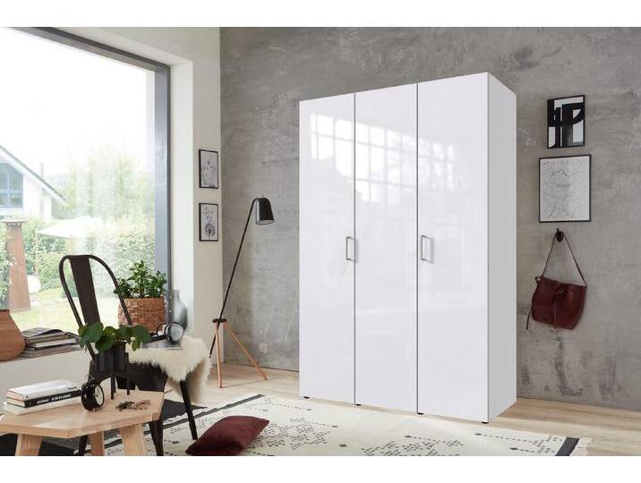 Wimex Kleiderschrank Mugano,in 8 Breiten,3 Höhen,2 Tiefen, viele Farben, Made in Germany (in Basic oder Premium Ausstattung mit 2 weiteren Einlegeböden) mit langen oder kurzen Griffen aus Metall von Wimex