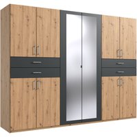 Wimex Drehtürenschrank "Taiga Kleiderschrank mit Spiegel", mit Schubladen auf bequemer Höhe Wimex Drehtürenschrank "Taiga Kleiderschrank mit Spiegel", mit Schubladen auf bequemer Höhe von Wimex