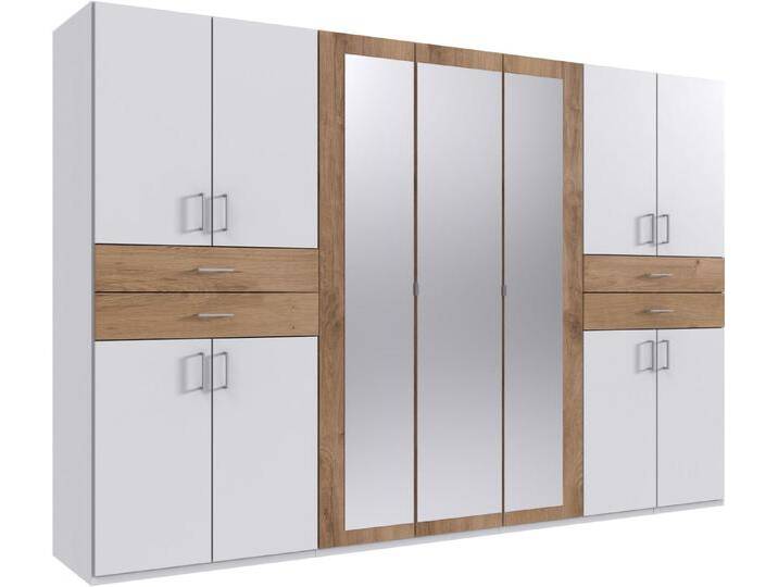 Wimex Kleiderschrank Taiga Kleiderschrank mit Spiegel OTTOs Choice Topseller mit Schubladen auf bequemer Höhe, Garderobe Schlafzimmerschrank, weiß Wimex Kleiderschrank Taiga Kleiderschrank mit Spiegel OTTOs Choice Topseller mit Schubladen auf bequemer Höhe, Garderobe Schlafzimmerschrank, weiß von Wimex
