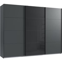 Wimex Kleiderschrank "Tilburg, Metallgriffe, Made in Germany" Breite 270cm wahlweise mit 2 oder 3 Türen, mit Schwebetüren, jeweils 1 Glaselement, 180, 225 oder 270cm breit von Wimex