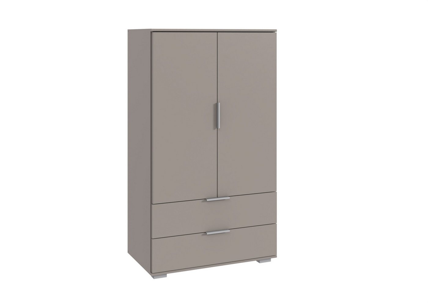 Wimex Kombikommode 2 Türen, 2 Schübe, in SAHARAGRAU - 81x140x40cm (BxHxT) von Wimex