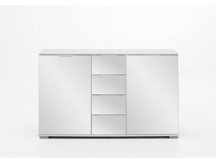 Wimex Kombikommode in weiß mit 4 Schubladen und 2 Türen (BxHxT: 130x83x41 cm), weiß von Wimex