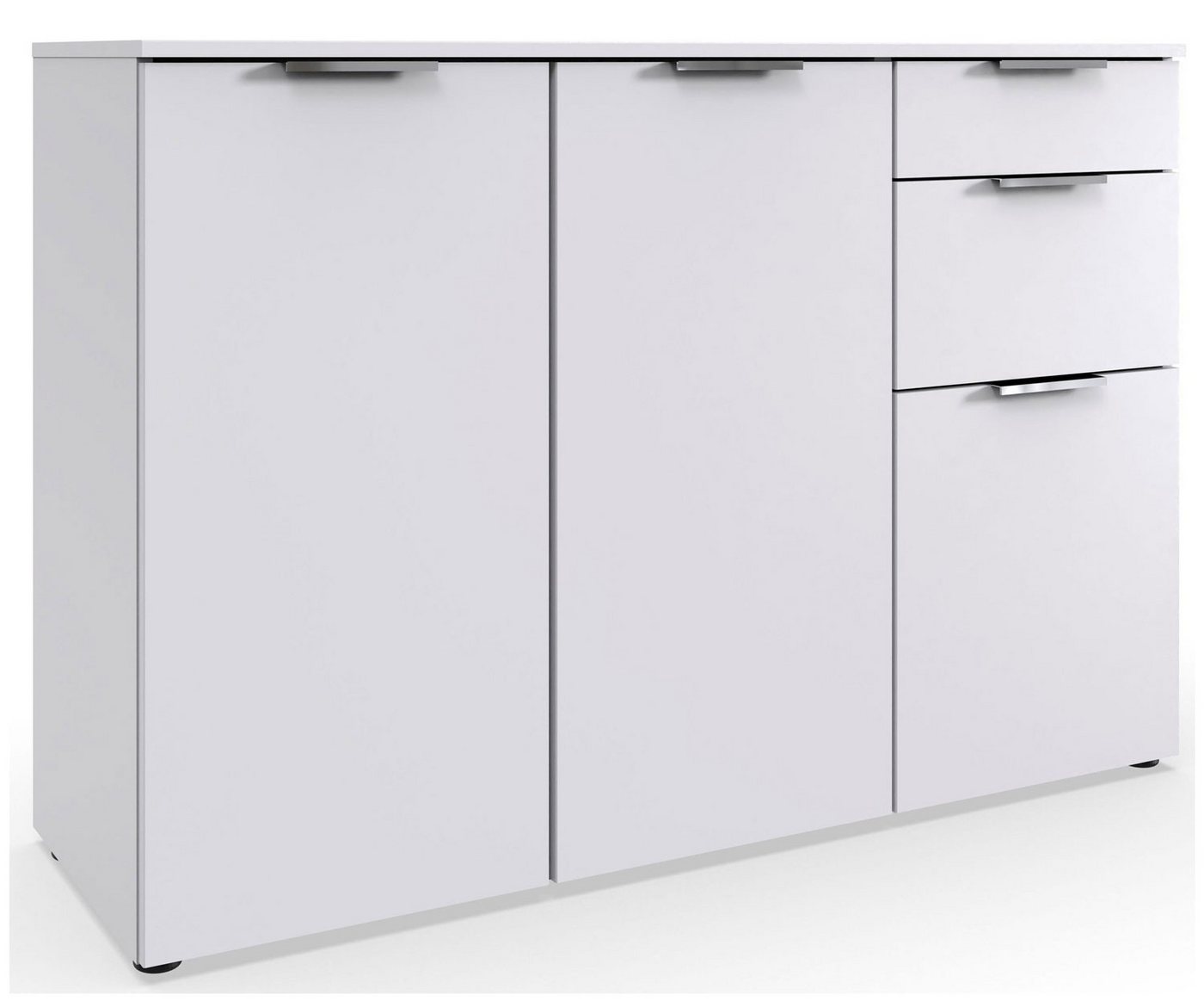 Wimex Kommode Level (Level, 1 St., Kombikommode), 122x41x84cm weiß mit Schubladen von Wimex
