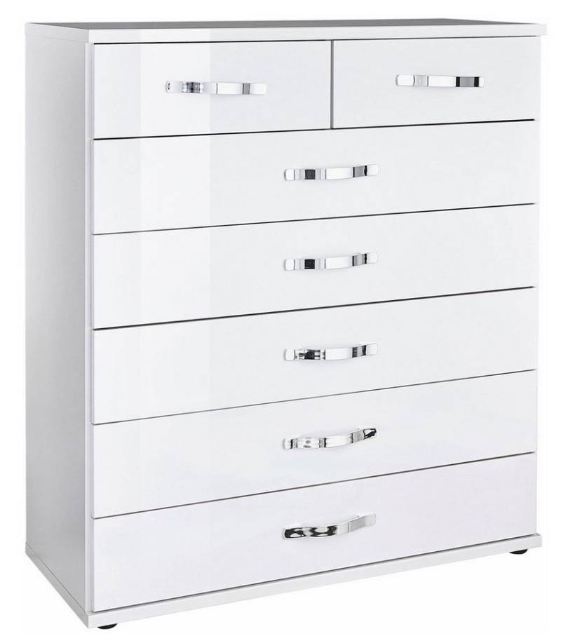 Wimex Kommode Trio (Trio, 1 St., Kommode), weiß Hochglanz 90cm von Wimex