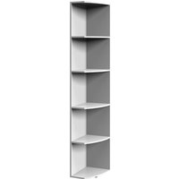 Wimex Multiraumkonzept Abschlussregal Weiß Holzwerkstoff 38x30x185 cm von Wimex