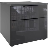 Wimex Nachtkommode "Level36 black C by fresh to go", Nachttisch mit Glaselementen auf der Front, soft-close Funktion Wimex Nachtkommode "Level36 black C by fresh to go", Nachttisch mit Glaselementen auf der Front, soft-close Funktion von Wimex