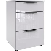 Wimex Nachtkommode "Level36 black C by fresh to go", mit Glaselementen auf der Front, soft-close Funktion, 41cm breit von Wimex