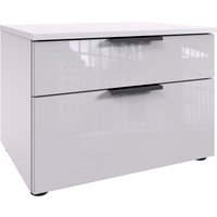Wimex Nachtkommode "Level36 black C by fresh to go", mit Glaselementen auf der Front, soft-close Funktion, 54cm breit von Wimex
