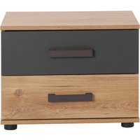 Wimex Nachtschrank "Malmoe, Nachttisch 52x38x40cm, 2 Schubladen", einzeln oder im praktischen 2er Set, rusikaler look, Industrial Design Wimex Nachtschrank "Malmoe, Nachttisch 52x38x40cm, 2 Schubladen", einzeln oder im praktischen 2er Set, rusikaler look, Industrial Design von Wimex