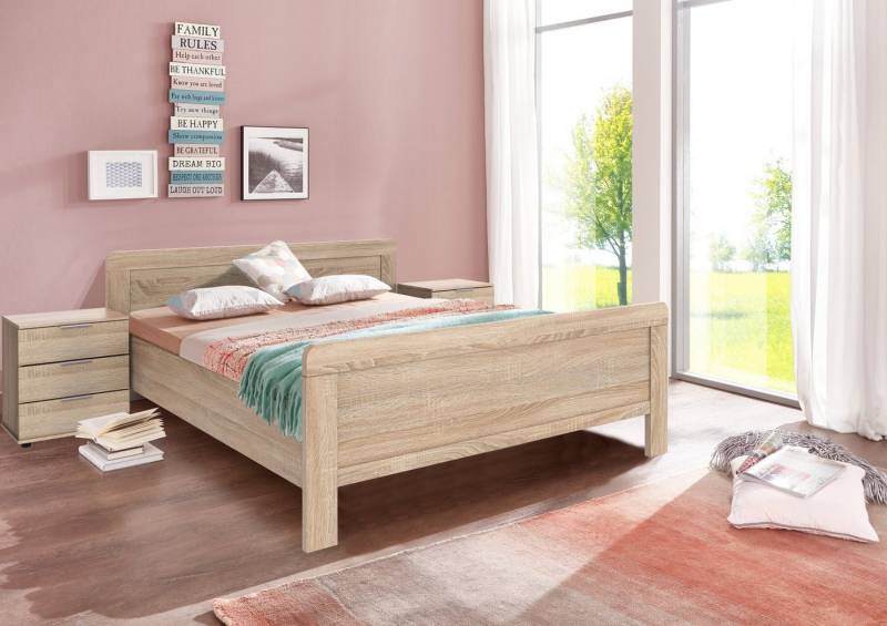 Wimex Nachtschrank in EICHE SAEGERAU-NACHBILDUNG mit 3 Schubladen (BxH: 52x58 cm) von Wimex