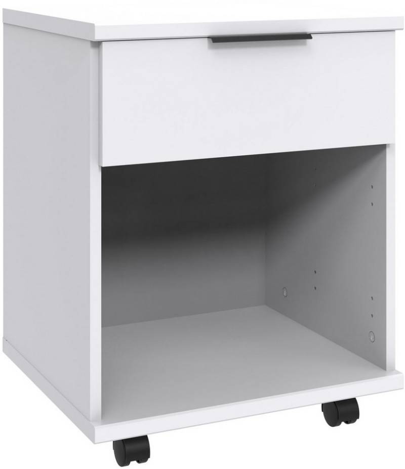 Wimex Rollcontainer Norderney, B/T/H 46/40/58cm in 2 Farben, 1 Schublade und 1 offenes Fach, auf Kunststoffrollen von Wimex