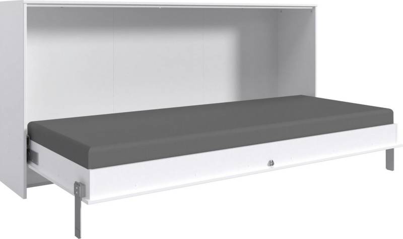 Wimex Schrankbett Juist Schrankklappbett Gästebett horizontal klappbar, 3 Liegeflächen, mit Lattenrost, Made in Germany von Wimex