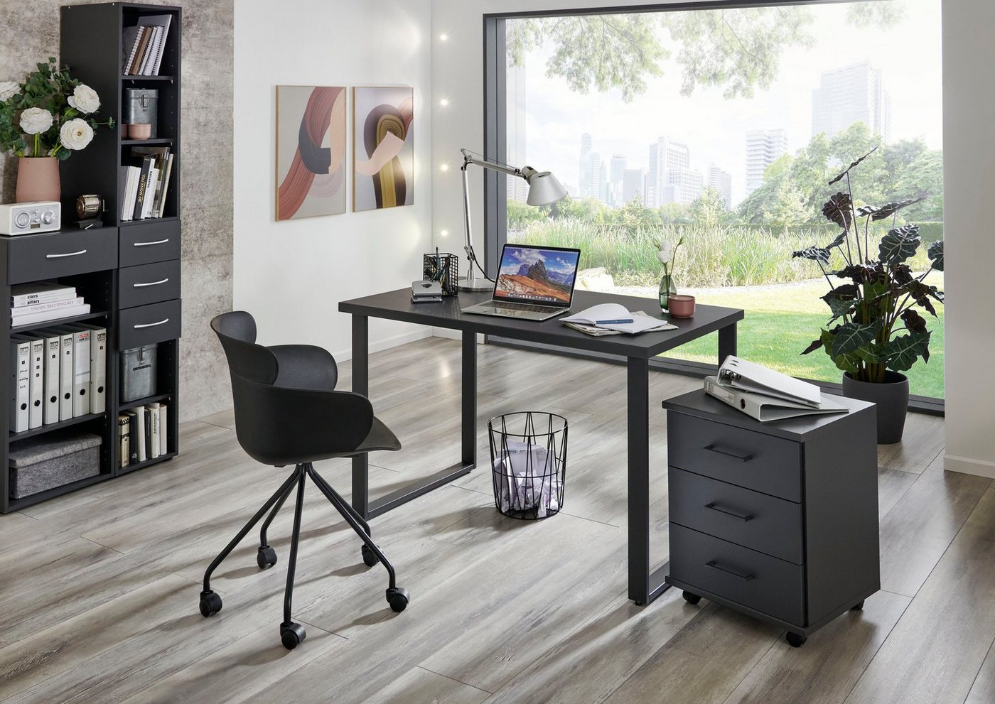 Wimex Schreibtisch Home Desk, Mit Metallkufen, in 3 Breiten von Wimex