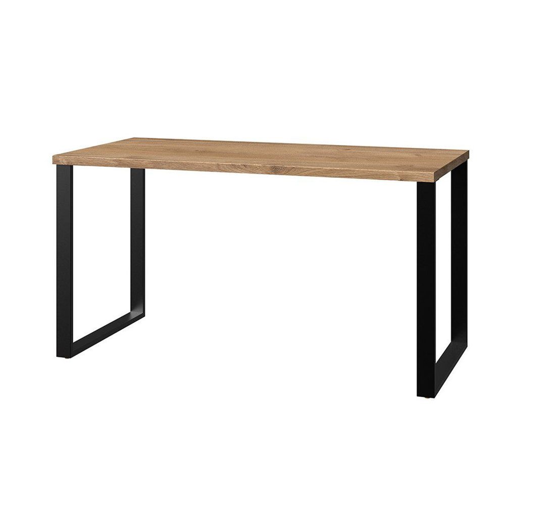 Wimex Schreibtisch Liverpool (Liverpool, 1-St., Schreibtisch), 140x70x74cm Plankeneiche - graphit von Wimex
