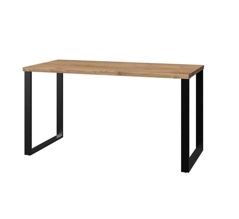 Wimex Schreibtisch Liverpool (Liverpool, 1-St., Schreibtisch), 140x70x74cm Plankeneiche - graphit von Wimex