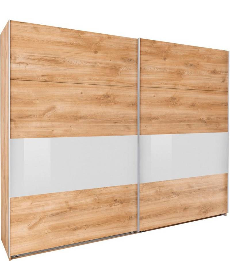 Wimex Schwebetürenschrank Bramfeld TOPSELLER Kleiderschrank mit Glaselementen und zusätzlichen Einlegeböden von Wimex