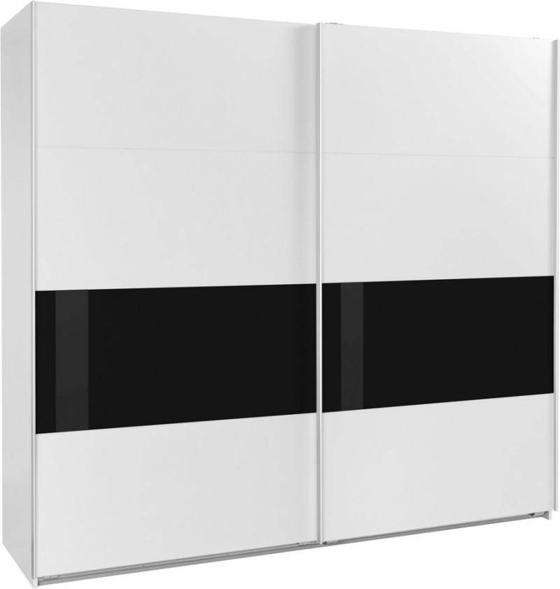 Wimex Schwebetürenschrank Bramfeld TOPSELLER Kleiderschrank mit Glaselementen und zusätzlichen Einlegeböden von Wimex