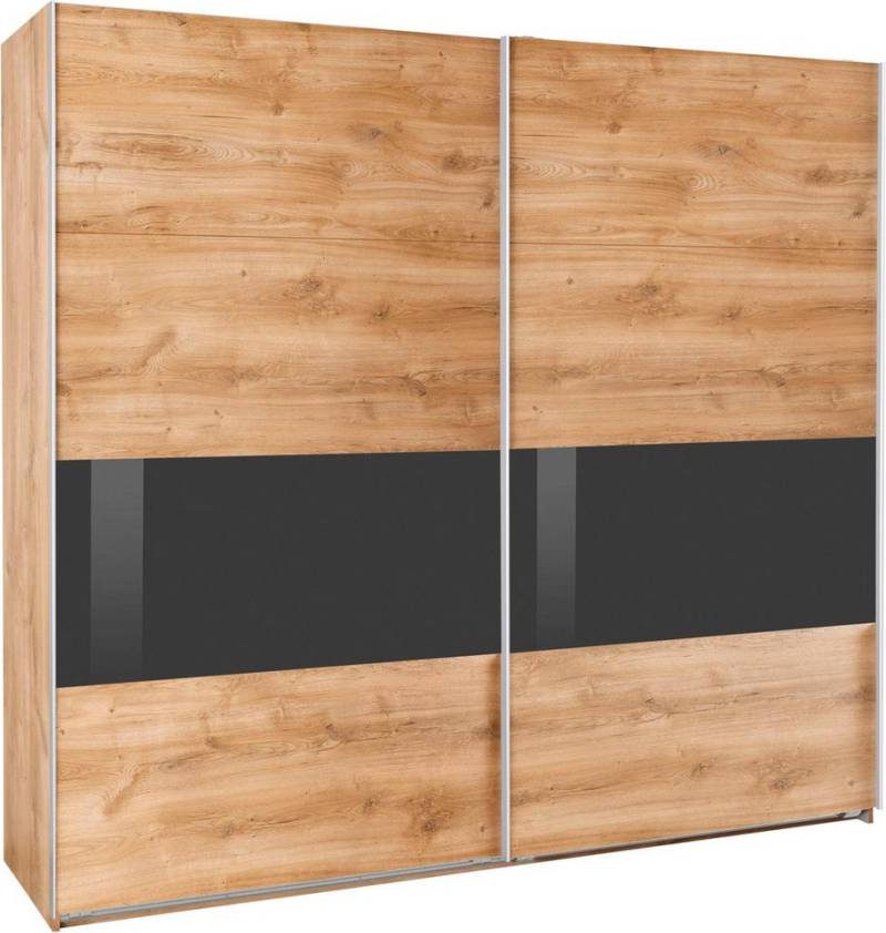 Wimex Schwebetürenschrank Bramfeld TOPSELLER Kleiderschrank mit Glaselementen und zusätzlichen Einlegeböden von Wimex