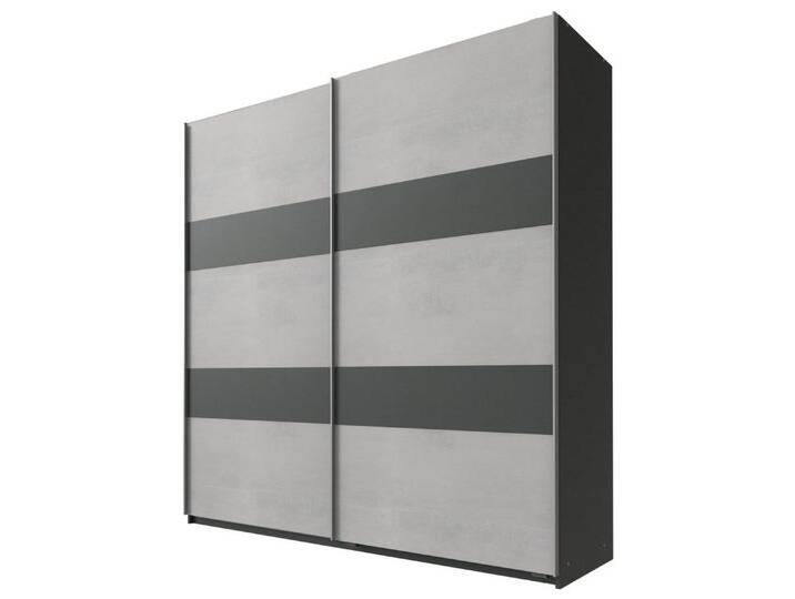 Wimex Schwebetürenschrank Chess (Chess, 1-St., Kleiderschrank) 180x64x198cm graphit / beton lichtgrau, grau von Wimex