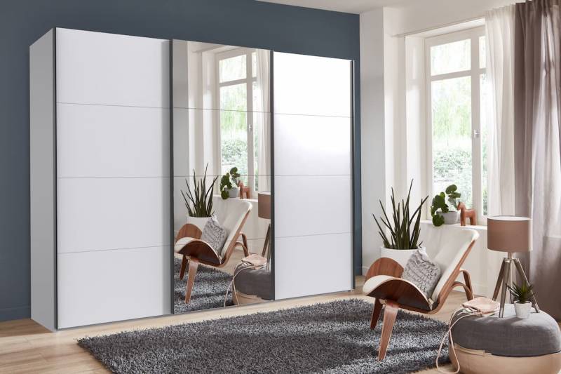 Wimex Schwebetürenschrank EASY PLUS BLACK in Front/Korpus weiß 511 von Wimex