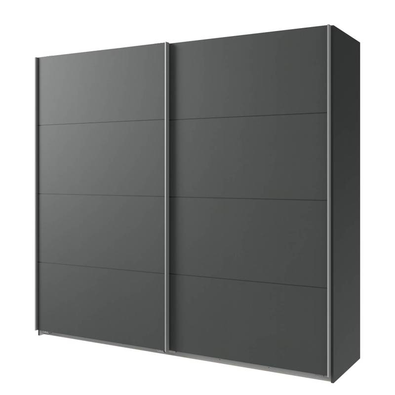 Wimex Schwebetürenschrank Easy Plus II Graphit 135x210x65 cm (BxHxT) Spanplatte Modern von Wimex