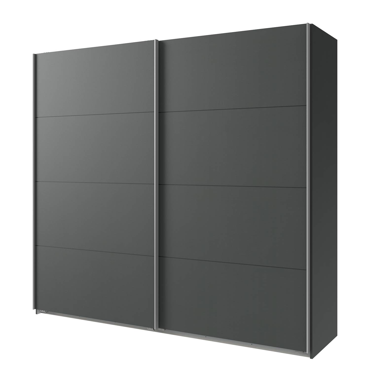 Wimex Schwebetürenschrank Easy Plus II Graphit 180x236x65 cm (BxHxT) Spanplatte Modern von Wimex