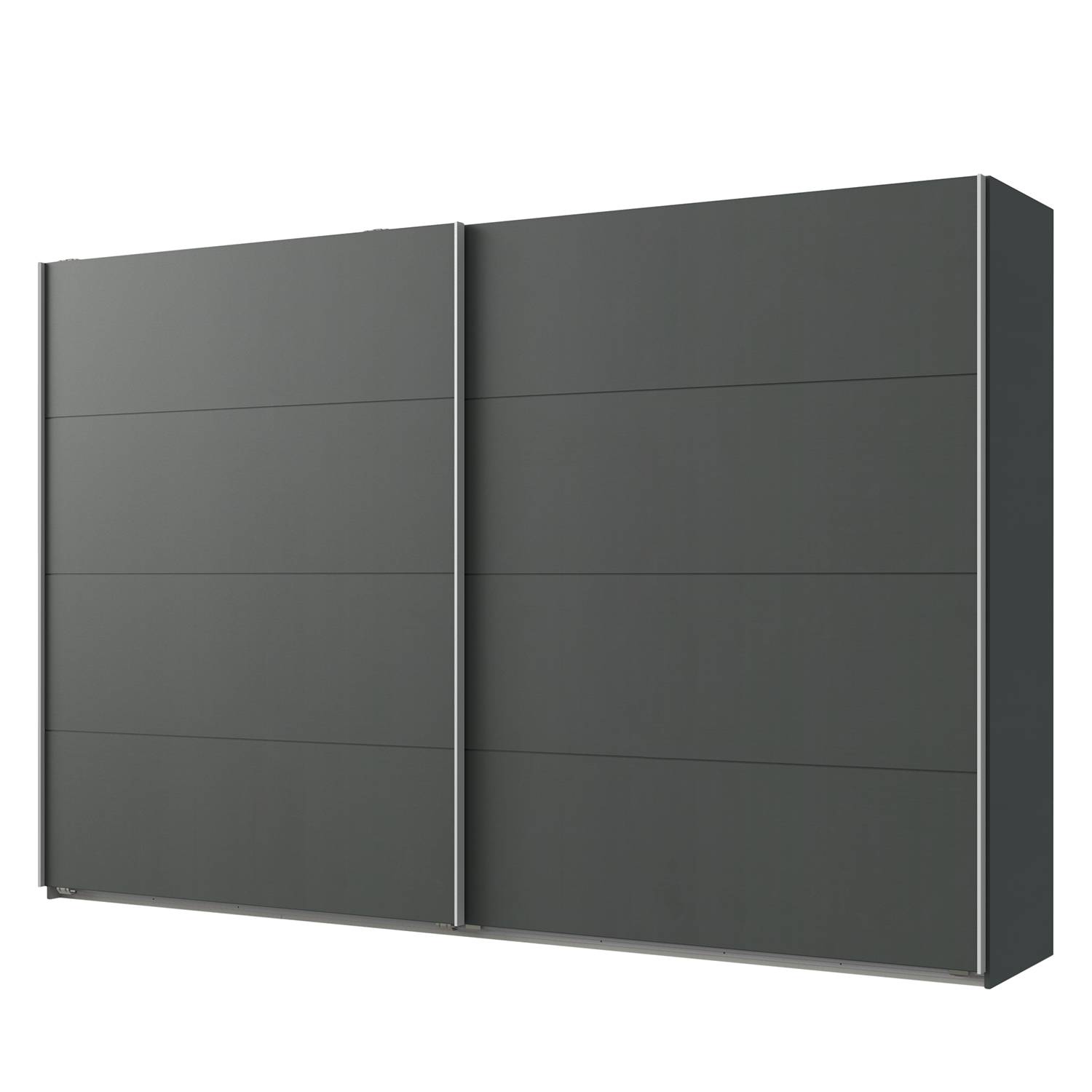 Wimex Schwebetürenschrank Easy Plus II Graphit 225x236x65 cm (BxHxT) Spanplatte Modern von Wimex