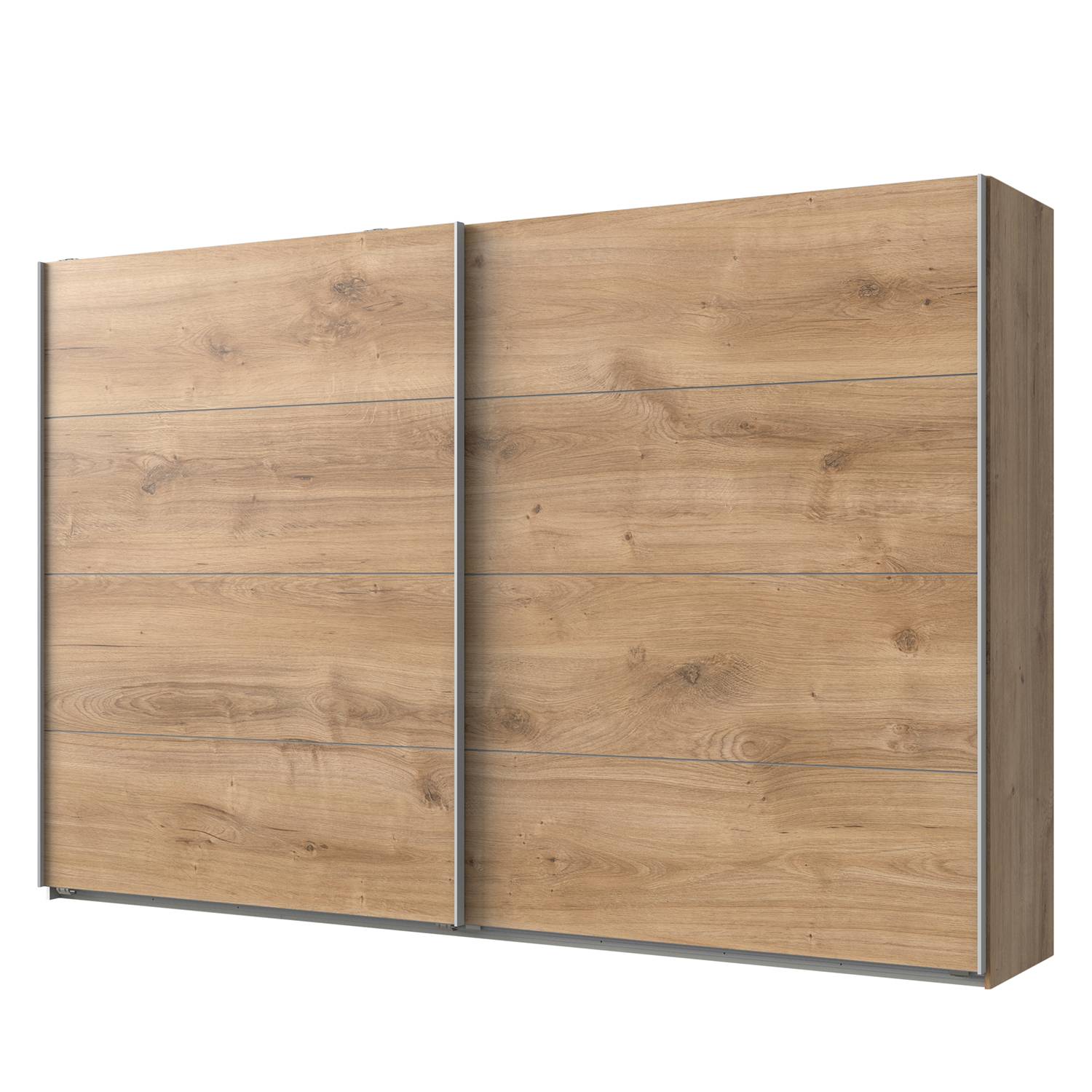 Wimex Schwebetürenschrank Easy Plus II Plankeneiche Dekor 225x236x65 cm (BxHxT) Spanplatte Modern von Wimex