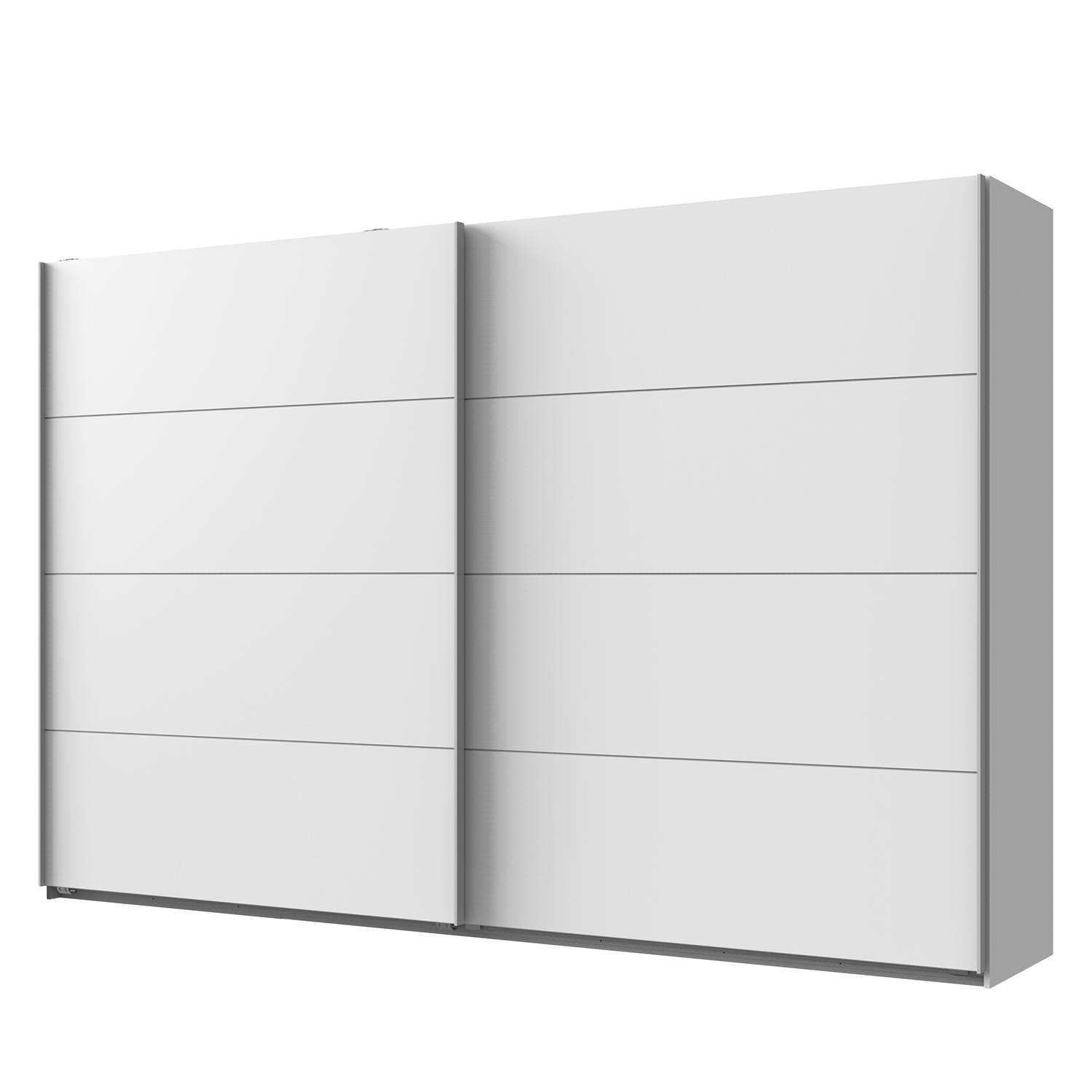 Wimex Schwebetürenschrank Easy Plus II Weiß 225x210x65 cm (BxHxT) Spanplatte Modern von Wimex