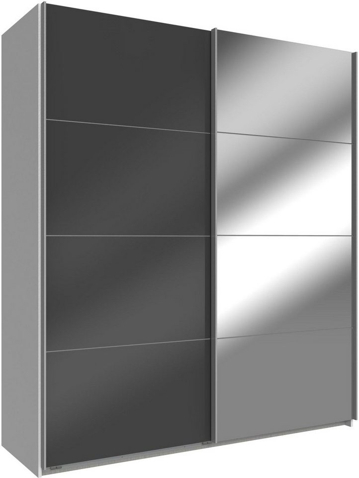 Wimex Schwebetürenschrank Easy mit Glas und Spiegel von Wimex