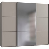 Wimex Kleiderschrank "Indiana by fresh to go, wahlweise mit oder ohne Spiegel" INKLUSIVE Innenausstattung und Selbsteinzug für die Türen, große Breiten250 oder 300cm, mit oder ohne Glasfront, Made in Germany von Wimex