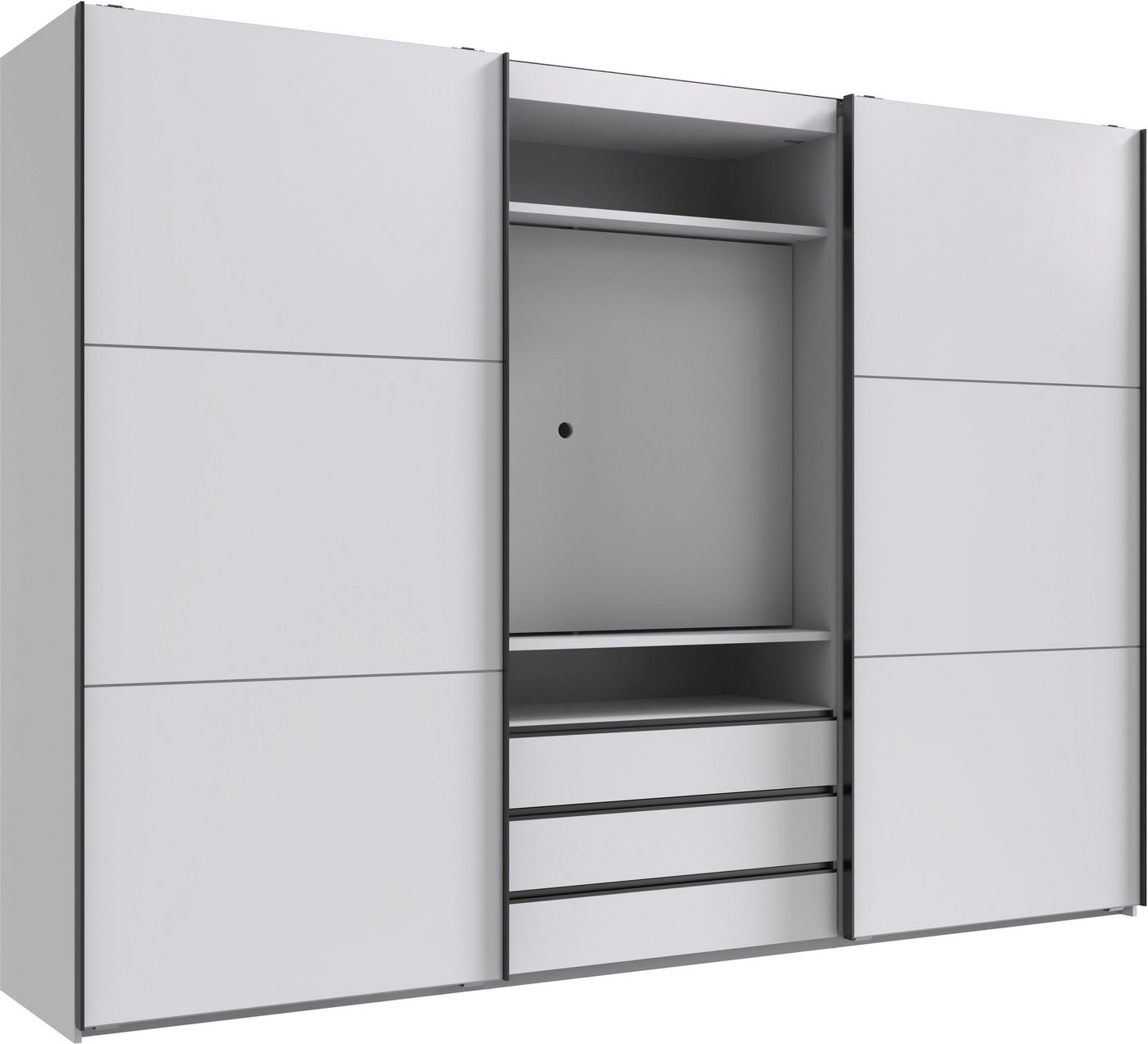Wimex Schwebetürenschrank Magic by fresh to go tolles EXTRA: mit drehbarem TV-Element, mittig mit Schubladen Wimex Schwebetürenschrank Magic by fresh to go tolles EXTRA: mit drehbarem TV-Element, mittig mit Schubladen von Wimex