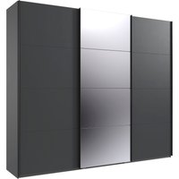 Wimex Kleiderschrank "Mugano, Made in Germany, Lieferung bis in Deine Etage und Stellort", (wähle Deine Ausstattung: Basic oder Premium), 3 Schwebetüren, große Größen, mit oder ohne Spiegel, Metallgriffe von Wimex