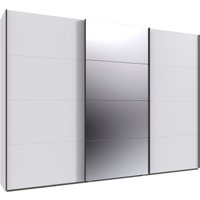 Wimex Kleiderschrank "Mugano, Made in Germany, Lieferung bis in Deine Etage und Stellort", (wähle Deine Ausstattung: Basic oder Premium), 3 Schwebetüren, große Größen, mit oder ohne Spiegel, Metallgriffe von Wimex