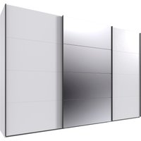 Wimex Kleiderschrank "Mugano, Made in Germany, Lieferung bis in Deine Etage und Stellort", (wähle Deine Ausstattung: Basic oder Premium), 3 Schwebetüren, große Größen, mit oder ohne Spiegel, Metallgriffe von Wimex
