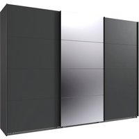 Wimex Kleiderschrank "Mugano, Made in Germany, Lieferung bis in Deine Etage und Stellort", (wähle Deine Ausstattung: Basic oder Premium), 3 Schwebetüren, große Größen, mit oder ohne Spiegel, Metallgriffe von Wimex