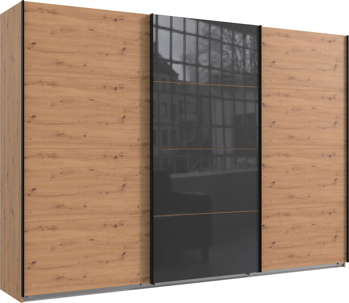 Wimex Schwebetürenschrank Norderstedt INKLUSIVE 2 Stoffboxen und 2 zusätzliche Einlegeböden, mit Glastür Wimex Schwebetürenschrank Norderstedt INKLUSIVE 2 Stoffboxen und 2 zusätzliche Einlegeböden, mit Glastür von Wimex