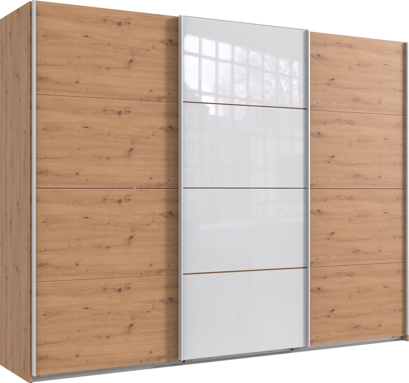 Wimex Schwebetürenschrank Norderstedt INKLUSIVE 2 Stoffboxen und 2 zusätzliche Einlegeböden, mit Glastür Wimex Schwebetürenschrank Norderstedt INKLUSIVE 2 Stoffboxen und 2 zusätzliche Einlegeböden, mit Glastür von Wimex